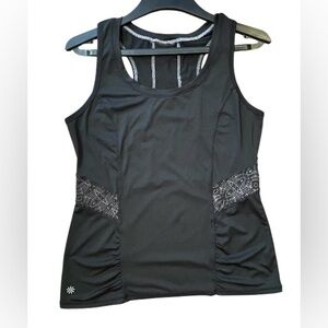 Athleta Women’s Black Sleeveless Women's Sporty Top medium